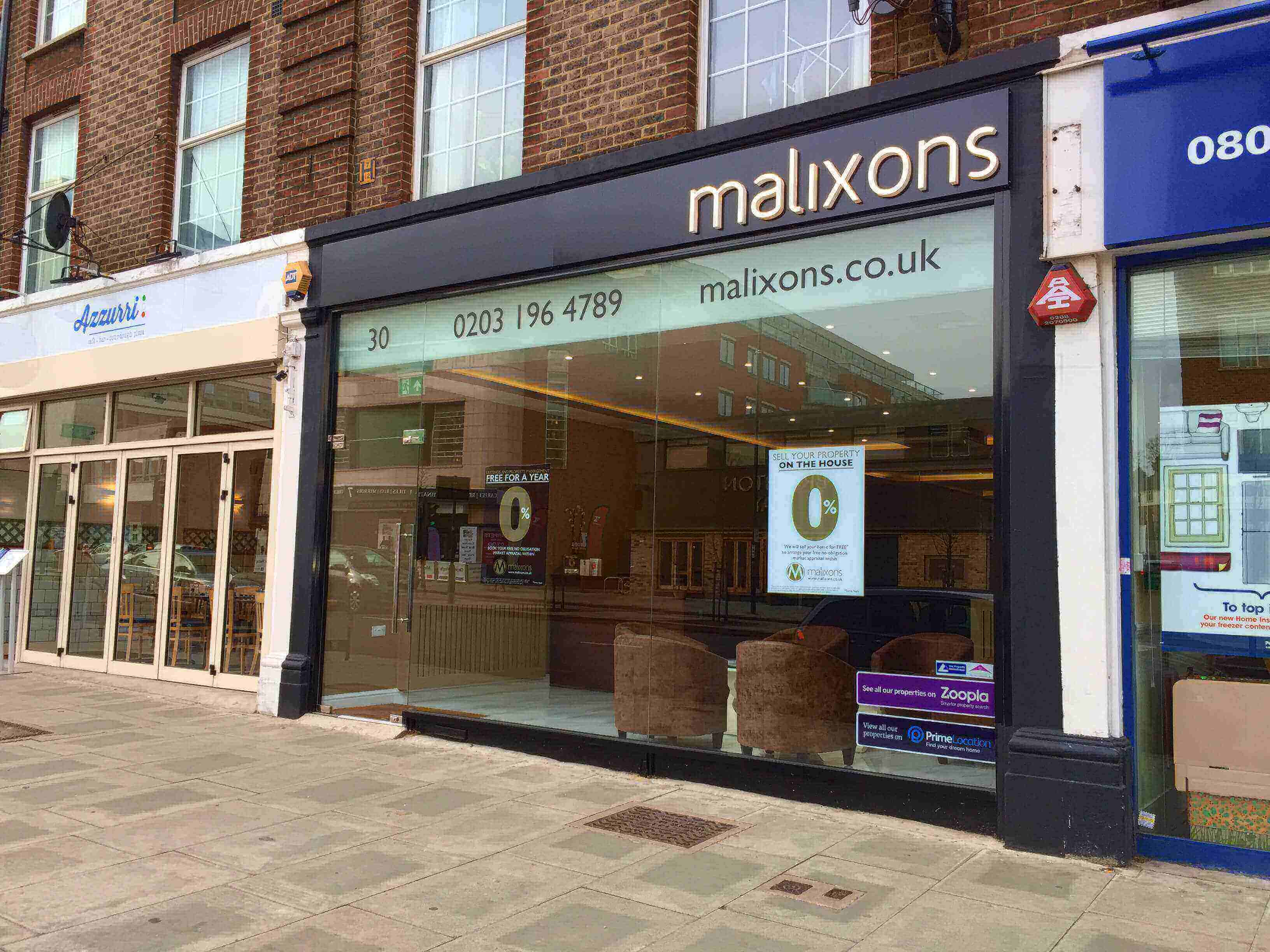 Malixons Shop - Front View